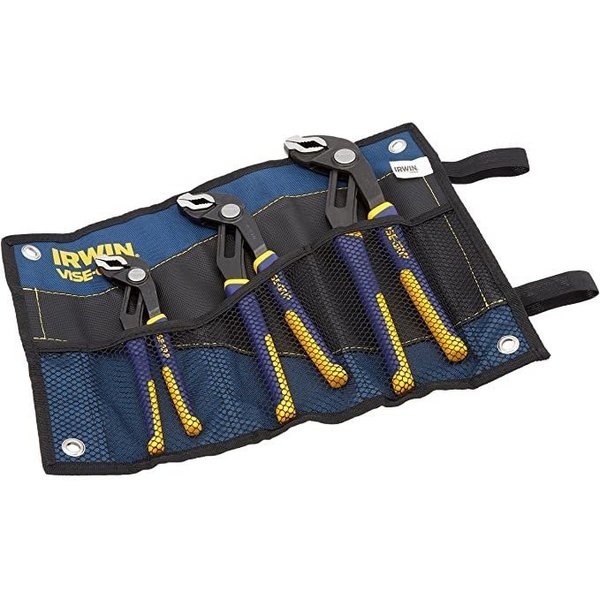 Irwin 3-Piece GrooveLock Pliers with Bag 2078711